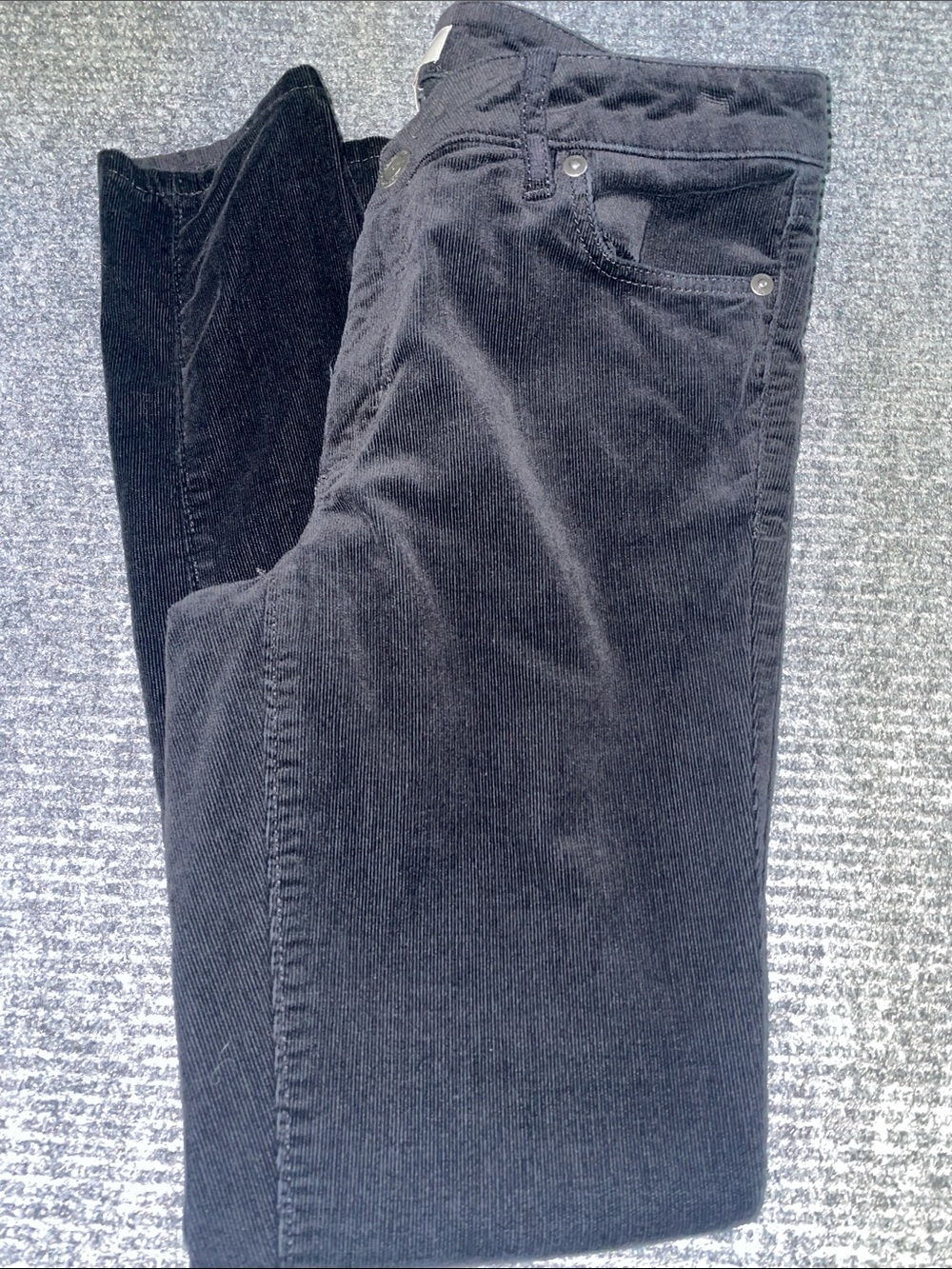 LOFT Women's Black Corduroy Pants - Curvy Skinny.  Size 4